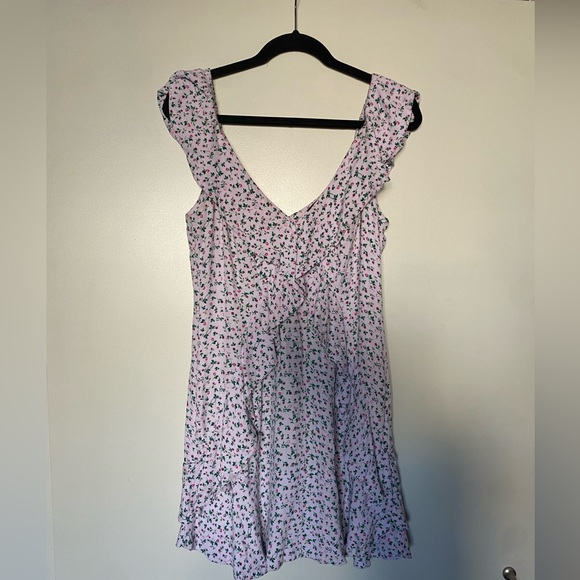 AFRM Wren Ruffle Mini Dress - Picture 2 of 3